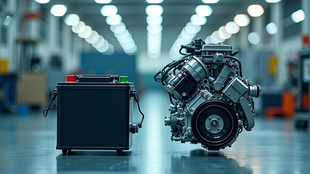 Srovnění tradičního spalovacího motoru a elektromotoru s bateriemi