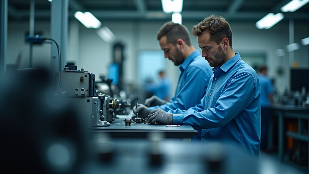 Dílna s přesnými mechanickými součástkami a kontrolou kvality